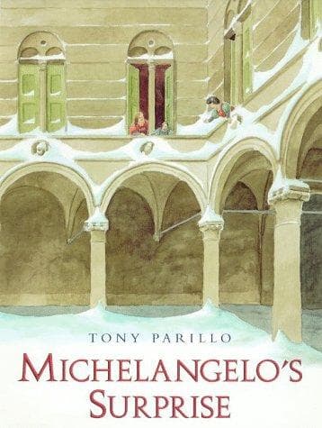 Cover of Michelangelo's surprise by Tony Parillo
