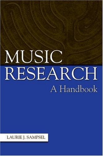 Cover of Music research by Laurie J. Sampsel