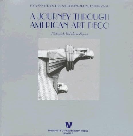 Cover of A journey through American art deco by Giovanna Franci