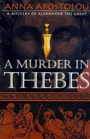 Cover of A murder in Thebes by Anna Apostolou