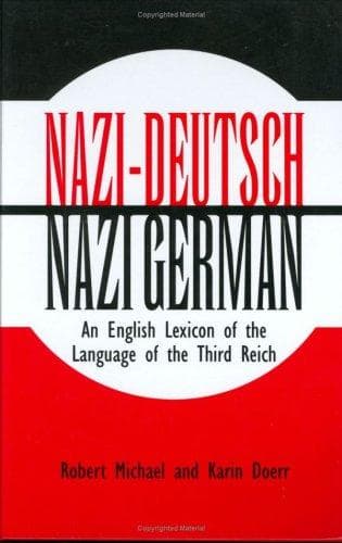 Cover of Nazi-Deutsch/Nazi-German by Robert Michael