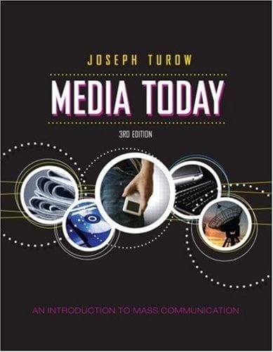 Cover of Media Today by Joseph Turow