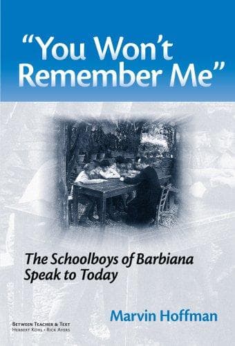 Cover of "You Won't Remember Me" by Marvin Hoffman