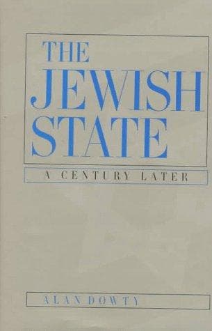 Cover of The Jewish State by Alan Dowty