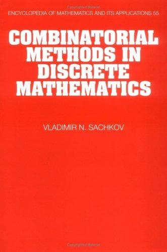 Cover of Combinatorial methods in discrete mathematics by Vladimir Nikolaevich Sachkov