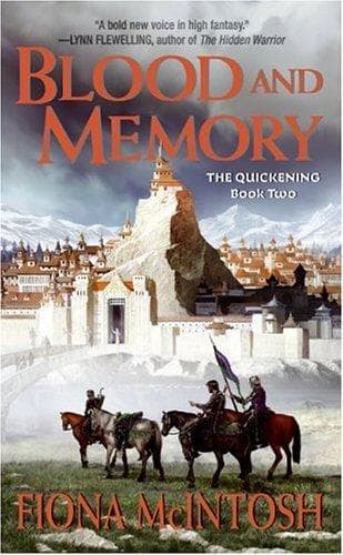 Cover of Blood and Memory (The Quickening, Book 2) by Fiona Mcintosh