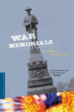 Cover of War memorials by Clint McCown