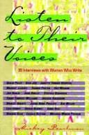 Cover of Listen to their voices by Mickey Pearlman