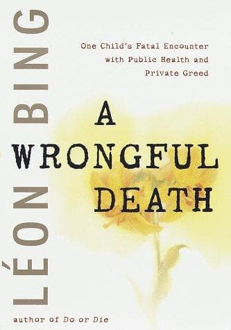 Cover of A wrongful death by Léon Bing