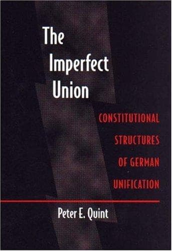 Cover of The imperfect union by Peter E. Quint