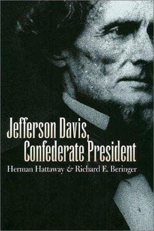 Cover of Jefferson Davis, Confederate president by Herman Hattaway