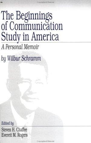 Cover of The beginnings of communication study in America by Wilbur Lang Schramm