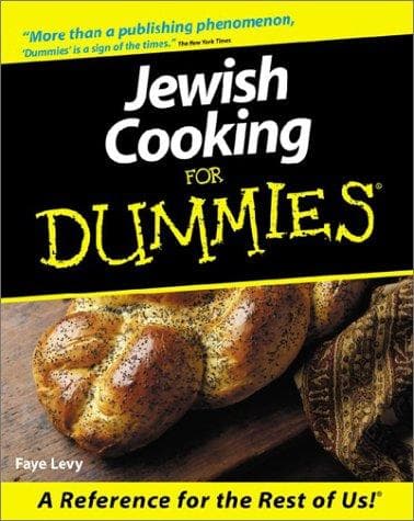 Cover of Jewish cooking for dummies by Faye Levy