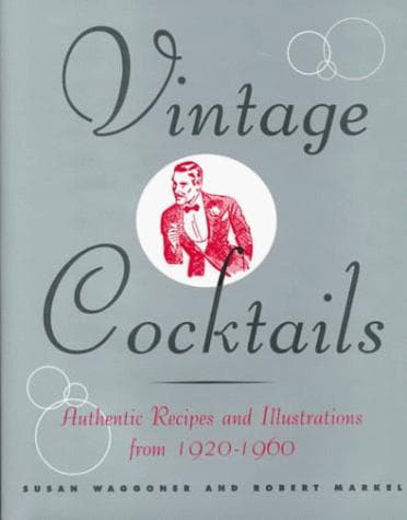 Cover of Vintage cocktails by Susan Waggoner