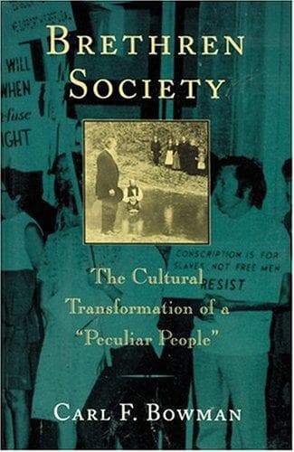 Cover of Brethren society by Carl Desportes Bowman