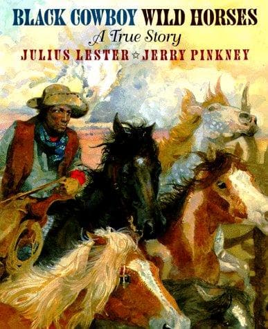 Cover of Black cowboy, wild horses by Julius Lester