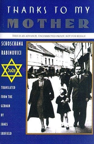 Cover of Dank meiner Mutter by Shoshanah Rabinovits