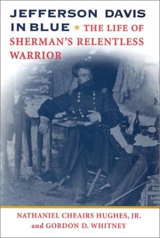 Cover of Jefferson Davis in blue by Nathaniel Cheairs Hughes