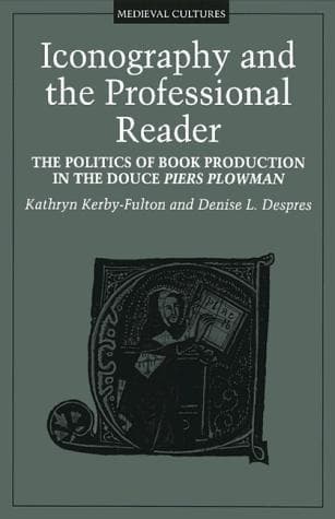 Cover of Iconography and the professional reader by Kathryn Kerby-Fulton
