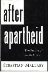 Cover of After apartheid by Sebastian Mallaby