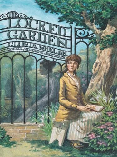 Cover of The locked garden by Gloria Whelan