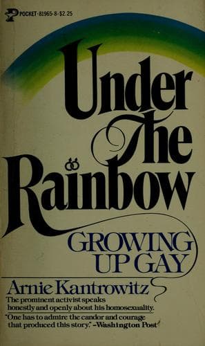 Cover of Under the rainbow by Arnie Kantrowitz