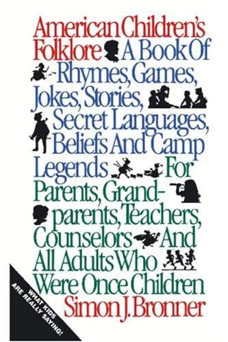 Cover of American Children's Folklore (American Folklore Series) by Simon J. Bronner