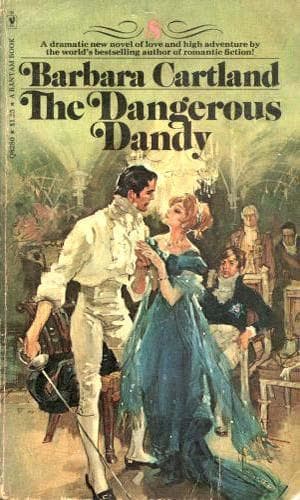 Cover of The dangerous dandy by Barbara Cartland