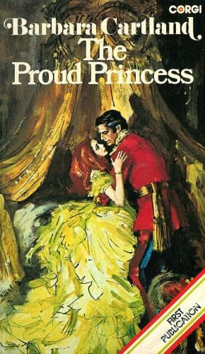 Cover of The Proud Princess by Barbara Cartland