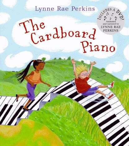Cover of The cardboard piano by Lynne Rae Perkins