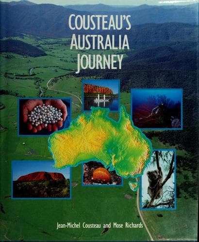 Cover of Cousteau's Australia journey by Jean-Michel Cousteau