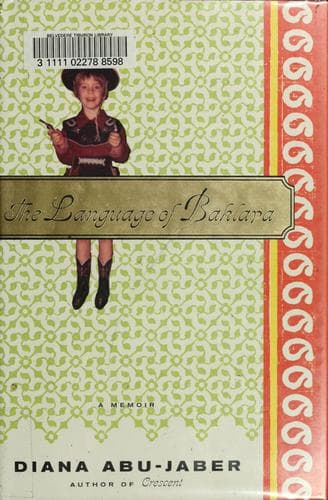 Cover of The language of Baklava by Diana Abu-Jaber