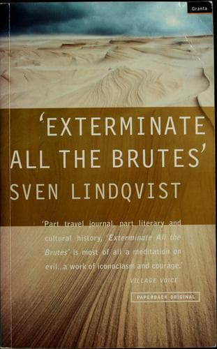 Cover of "Exterminate all the brutes" by Lindqvist, Sven