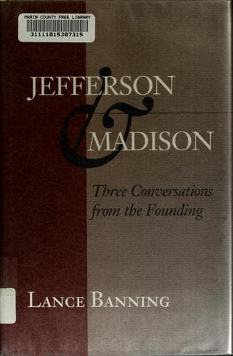Cover of Jefferson and Madison by Lance Banning