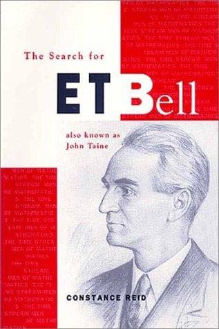 Cover of The search for E.T. Bell by Constance Reid