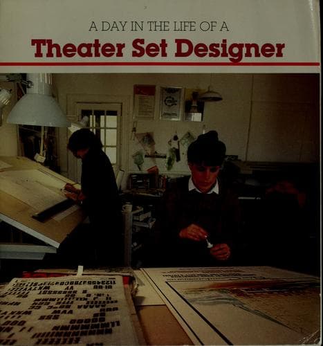 Cover of A day in the life of a theater set designer by Ann Hodgman