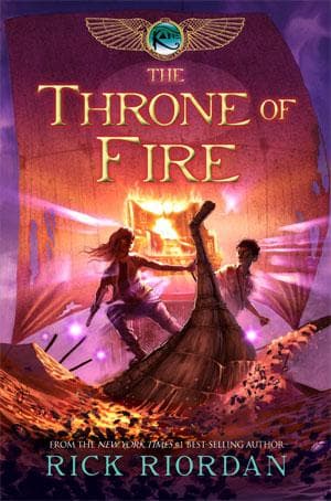 Cover of The Throne of Fire by Rick Riordan