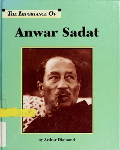 Cover of Anwar Sadat by Arthur Diamond