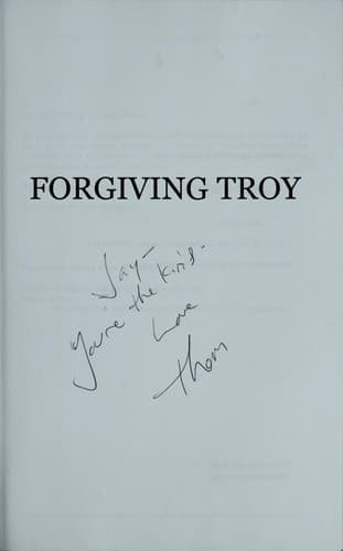 Cover of Forgiving Troy by Thom Bierdz