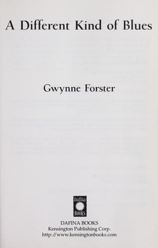 Cover of A different kind of blues by Gwynne Forster