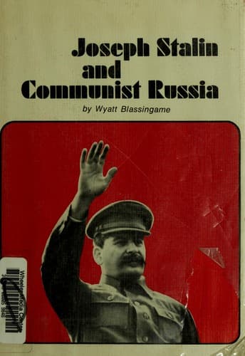 Cover of Joseph Stalin and Communist Russia by Wyatt Blassingame
