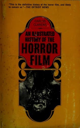 Cover of An illustrated history of the horror films by Carlos Clarens