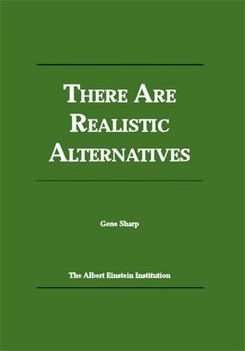 Cover of There are realistic alternatives by Gene Sharp