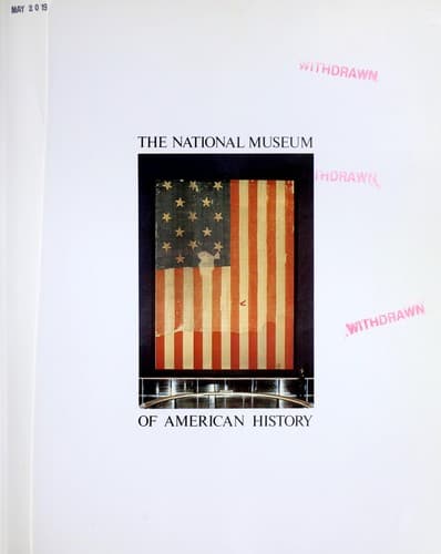 Cover of The National Museum of American History by Shirley Abbott