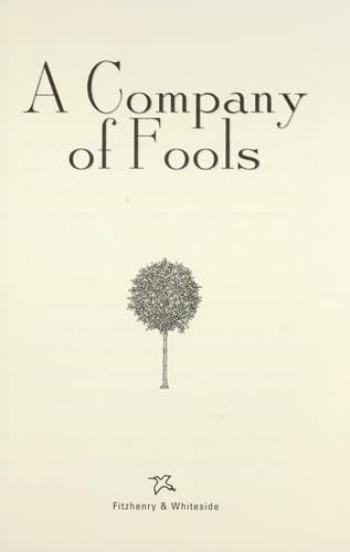 Cover of A company of fools by Deborah Ellis
