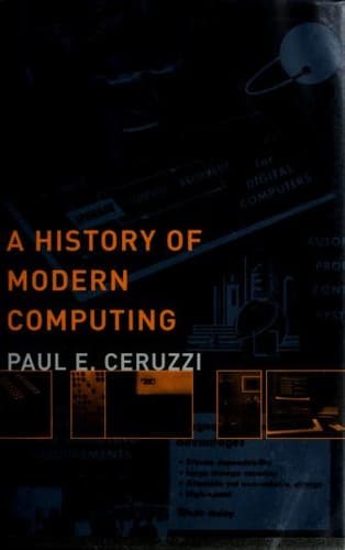 Cover of A history of modern computing by Paul E. Ceruzzi