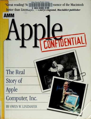 Cover of Apple confidential by Owen W. Linzmayer
