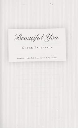 Cover of Beautiful You by Chuck Palahniuk