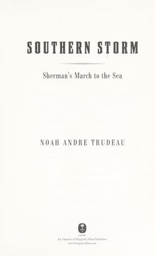 Cover of Southern Storm by Noah Andre Trudeau