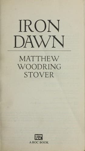 Cover of Iron dawn by Matthew Woodring Stover